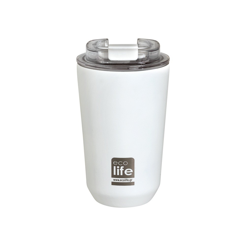 Θερμός Καφέ Pure White Coffee Thermos 360ml, Ecolife